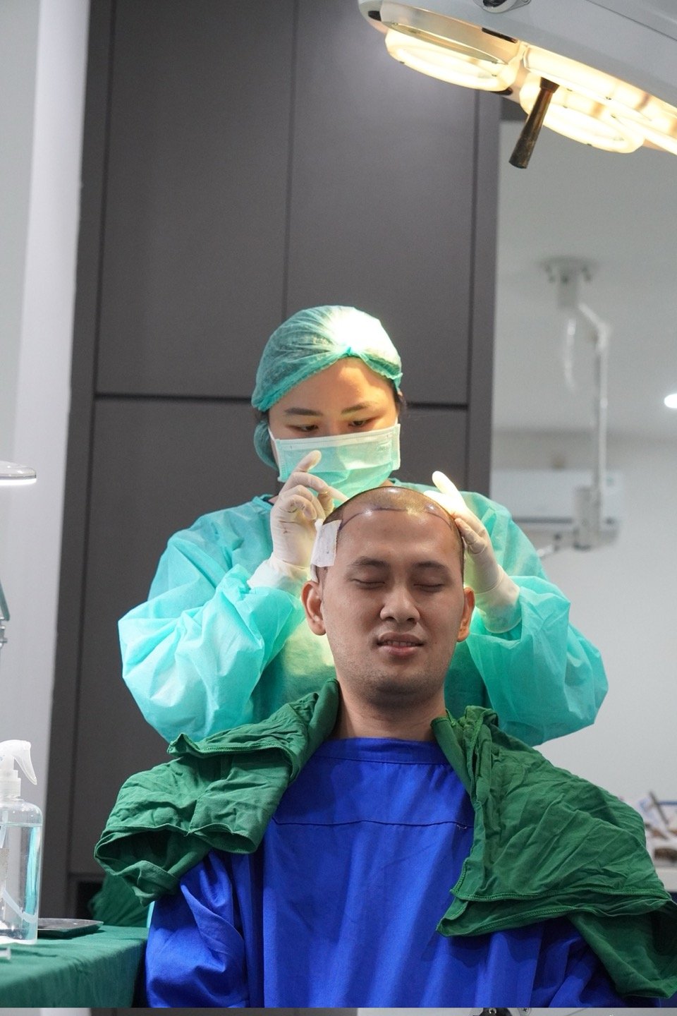 Integrafts hair transplant procedure